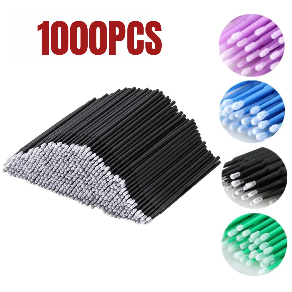 Beauty Makeup Fashion - 1000/500 adet kirpik temizleme fırçası son