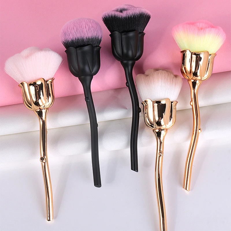 Beauty Flower Makeup - Gül çiçek şekli gevşek toz fondoten