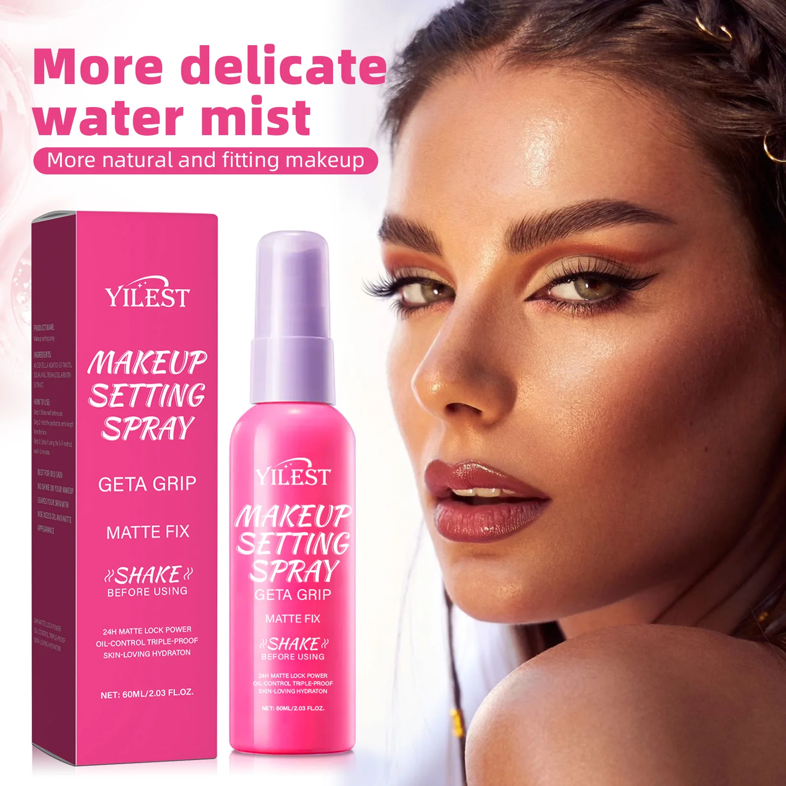 Setting Spray - Mat Su Geçirmez Sabitleyici Sprey Uzun