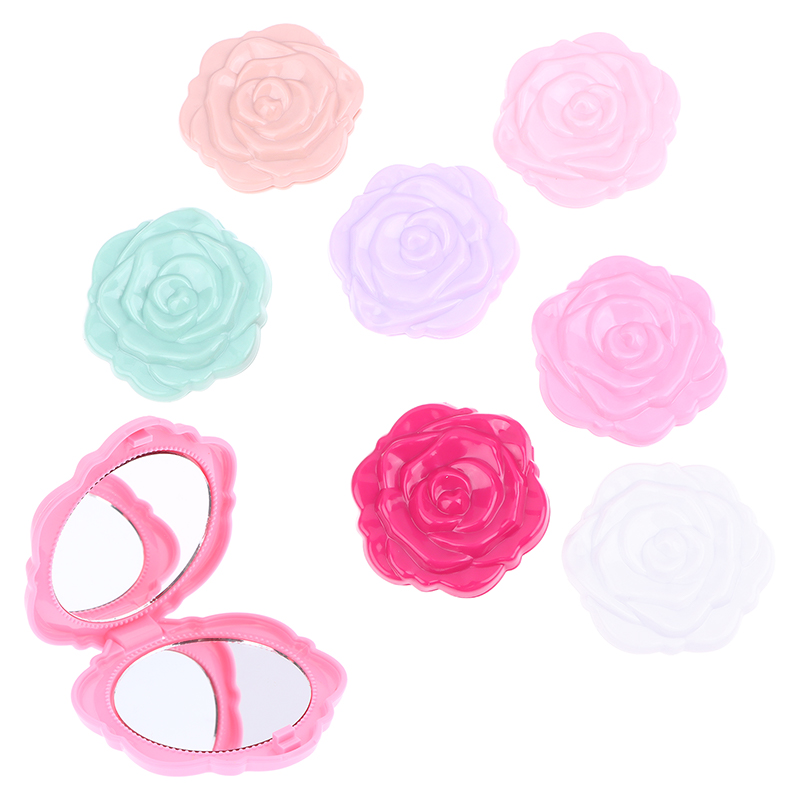 Beauty Flower Makeup - 1 adet taşınabilir Retro gül çiçek