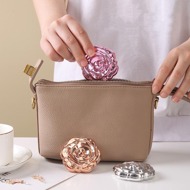 Taşınabilir Mini Ayna Retro Gü - Beauty Flower Makeup incelemesi ve fiyatı