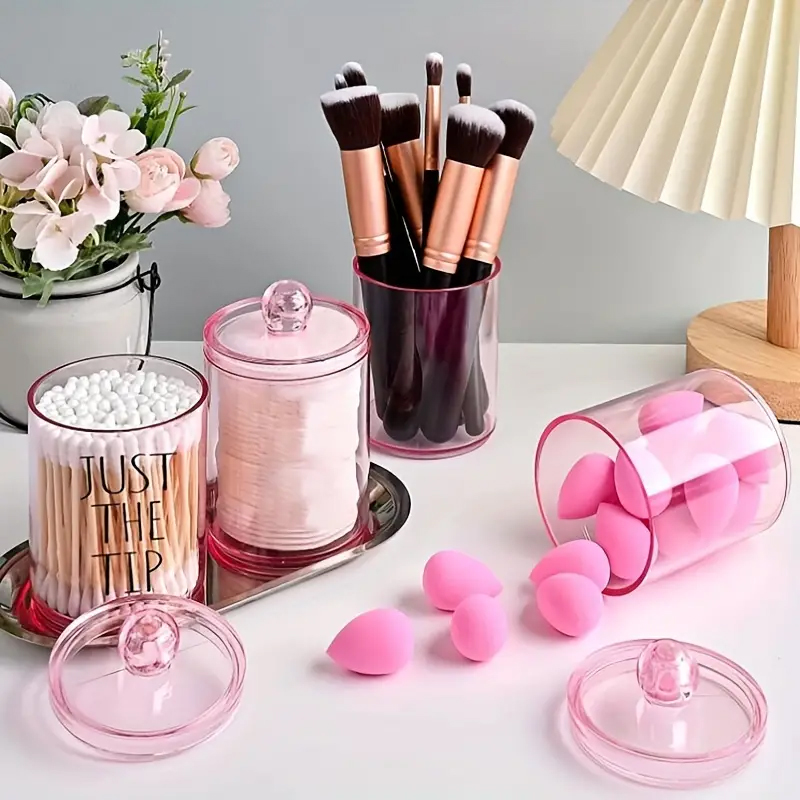 Şeffaf pamuklu çubuk saklama k - Beauty Makeup Kit incelemesi ve fiyatı