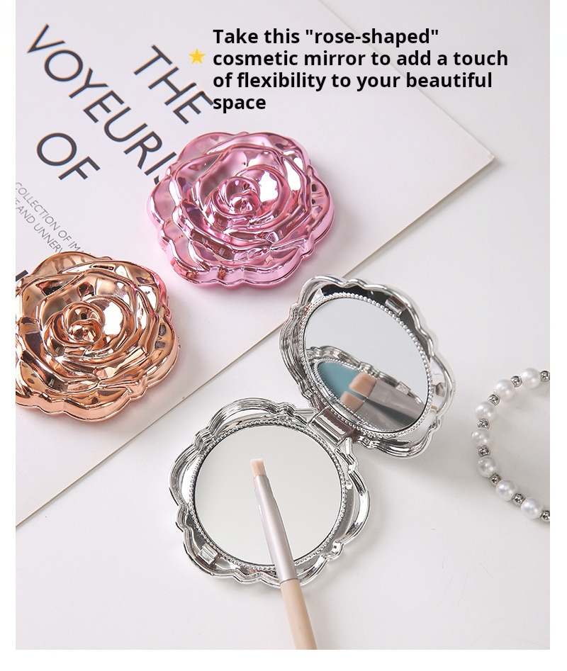 1 adet taşınabilir Mini ayna R - Beauty Flower Makeup incelemesi ve fiyatı